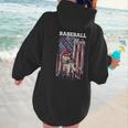 Vintage USA Flag Baseball Player Proud Baseball Mom Women Hoodie Back Print Vintage USA Flag Baseball Player Proud Baseball Mom Women Hoodie Back Print