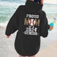 Womens Proud Mom Of a 2024 Senior Class Of 2024 Baseball Mom Women Hoodie Back Print Womens Proud Mom Of a 2024 Senior Class Of 2024 Baseball Mom Women Hoodie Back Print