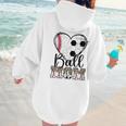 Ball Mom Heart Soccer Baseball Mom Women Hoodie Back Print Ball Mom Heart Soccer Baseball Mom Women Hoodie Back Print