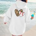 Baseball Heart Leopard Heart Sport Baseball Mom Women Hoodie Back Print Baseball Heart Leopard Heart Sport Baseball Mom Women Hoodie Back Print