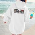 Baseball Mama Game Day Vibes Women Baseball Mom Women Hoodie Back Print