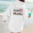Baseball Mimi Women BallPark Mimi Baseball Mom Mother's Day Women Hoodie Back Print