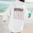 Baseball Mom Alphabet Women Hoodie Back Print Baseball Mom Alphabet Women Hoodie Back Print