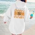 Baseball Mom Catcher's Mom Leopard Softball Mom Women Hoodie Back Print Baseball Mom Catcher's Mom Leopard Softball Mom Women Hoodie Back Print