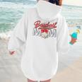 Baseball Mom Coquette Pink Bow Baseball Mama Premium Women Hoodie Back Print Baseball Mom Coquette Pink Bow Baseball Mama Premium Women Hoodie Back Print