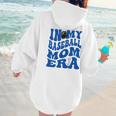 In My Baseball Mom Ear Blue Women Hoodie Back Print