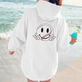 Baseball Mom Era Ball Mom Smile Face Groovy Mother's Day Women Hoodie Back Print Baseball Mom Era Ball Mom Smile Face Groovy Mother's Day Women Hoodie Back Print