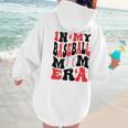 In My Baseball Mom Era Groovy Mom Women Hoodie Back Print In My Baseball Mom Era Groovy Mom Women Hoodie Back Print