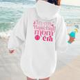 In My Baseball Mom Era Retro Mom Life Mother's Day 2024 Premium Women Hoodie Back Print