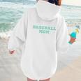 In My Baseball Mom Era Tee Game Day Baseball Mom Life Women Hoodie Back Print