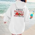 Baseball Mom I'm A Baseball Mom Of Course I'm Broke Women Hoodie Back Print