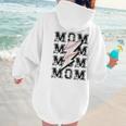 Baseball MOM Lightning Bolt Tshirt Retro Women Hoodie Back Print