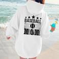 Baseball Mom Baseball Lover Mom Women Hoodie Back Print