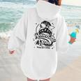 Baseball Mom May Get Loud Messy Bun Mother's Day Women Hoodie Back Print Baseball Mom May Get Loud Messy Bun Mother's Day Women Hoodie Back Print