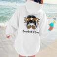 Baseball Mom Baseball Player Mom Women Hoodie Back Print