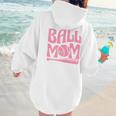 Baseball Mom Pride Heart And Bat Love Game Day Women Hoodie Back Print Baseball Mom Pride Heart And Bat Love Game Day Women Hoodie Back Print