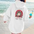 Baseball Mom Rainbow Boho Mommy Premium Women Hoodie Back Print Baseball Mom Rainbow Boho Mommy Premium Women Hoodie Back Print