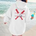 Baseball Mom Red Women Hoodie Back Print Baseball Mom Red Women Hoodie Back Print
