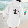 Baseball Mom My Son Will Be Waiting For You At Home Premium Tri-Blend Women Hoodie Back Print