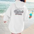 Baseball Mom Sporty Retro Baseball Team Momma Gray Women Hoodie Back Print Baseball Mom Sporty Retro Baseball Team Momma Gray Women Hoodie Back Print