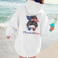 Baseball Mom USA American Flag 4th Of July Women Hoodie Back Print Baseball Mom USA American Flag 4th Of July Women Hoodie Back Print