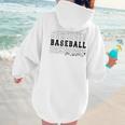 Baseball Mom Vintage Sporty Humor Women Hoodie Back Print Baseball Mom Vintage Sporty Humor Women Hoodie Back Print