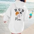 Basketball Soccer Baseball Mom For Women Women Hoodie Back Print