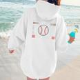 You Can't Scare Me I Have a Son Baseball Mom Women Hoodie Back Print You Can't Scare Me I Have a Son Baseball Mom Women Hoodie Back Print
