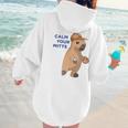 Capybara Calm Your Mitts Baseball Mom Sport Lover Tee Women Hoodie Back Print Capybara Calm Your Mitts Baseball Mom Sport Lover Tee Women Hoodie Back Print