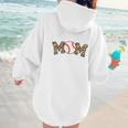 Catcher Mom Baseball Mom Leopard Game Day Women Hoodie Back Print Catcher Mom Baseball Mom Leopard Game Day Women Hoodie Back Print