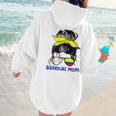 Colombia Baseball Mom Messy Bun Women Hoodie Back Print Colombia Baseball Mom Messy Bun Women Hoodie Back Print