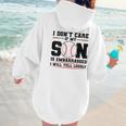 I Don't Care If My Son Is Embarrassed Baseball Mom Women Hoodie Back Print I Don't Care If My Son Is Embarrassed Baseball Mom Women Hoodie Back Print