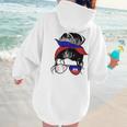Haitian Baseball Mom Haiti Flag Baseball Girl Women Hoodie Back Print Haitian Baseball Mom Haiti Flag Baseball Girl Women Hoodie Back Print