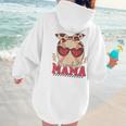 Heart Glasses Baseball Mama Baseball Mom Mother's Day Women Hoodie Back Print Heart Glasses Baseball Mama Baseball Mom Mother's Day Women Hoodie Back Print