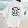 Home Run Mom Shirt Baseball Mom Mother's Day Women Hoodie Back Print