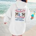 I’m A Baseball Mom Of Course I Know More Than The Coach Women Hoodie Back Print