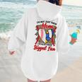 I'm Their Biggest Fan Volleyball Baseball Mom Women Hoodie Back Print