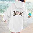 Leopard Baseball Mom Matching Baseball Mama Family Matching Premium Women Hoodie Back Print Leopard Baseball Mom Matching Baseball Mama Family Matching Premium Women Hoodie Back Print