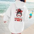Loud And Proud Baseball Mom Messy Bun Leopard Mother Day Women Hoodie Back Print Loud And Proud Baseball Mom Messy Bun Leopard Mother Day Women Hoodie Back Print