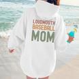 Loudmouth Baseball Mom Sports Cute Text Premium Women Hoodie Back Print Loudmouth Baseball Mom Sports Cute Text Premium Women Hoodie Back Print