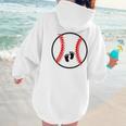 Pregnant Baseball Mom Pregnancy Announcement Baby Feet Belly Women Hoodie Back Print Pregnant Baseball Mom Pregnancy Announcement Baby Feet Belly Women Hoodie Back Print