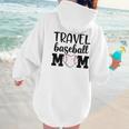 Proud Sports Mom Travel Baseball Mom For Game Day Women Hoodie Back Print Proud Sports Mom Travel Baseball Mom For Game Day Women Hoodie Back Print