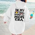In My Softball Baseball Mom Era Retro Groovy Mom Of Both Women Hoodie Back Print In My Softball Baseball Mom Era Retro Groovy Mom Of Both Women Hoodie Back Print