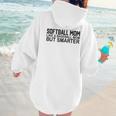 Softball Mom Like A Baseball Mom But Smarter Women Hoodie Back Print Softball Mom Like A Baseball Mom But Smarter Women Hoodie Back Print