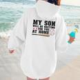 My Son Will Be Waiting For You At Home Baseball Mom Women Hoodie Back Print My Son Will Be Waiting For You At Home Baseball Mom Women Hoodie Back Print