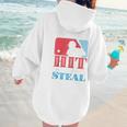I Teach My Kid Baseball Mom Vintage Coach Baseball Raglan Baseball Tee Women Hoodie Back Print