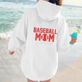 This Is What World's Greatest Baseball Mom Baseball Women Hoodie Back Print