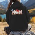 Ball Mom Bow Tie Baseball Mom Women Hoodie Back Print Ball Mom Bow Tie Baseball Mom Women Hoodie Back Print