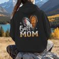Ball Mom Heart Basketball Baseball Mom Women Hoodie Back Print Ball Mom Heart Basketball Baseball Mom Women Hoodie Back Print