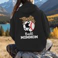 Ball MomMom Soccer Baseball Mom Mom Women Hoodie Back Print